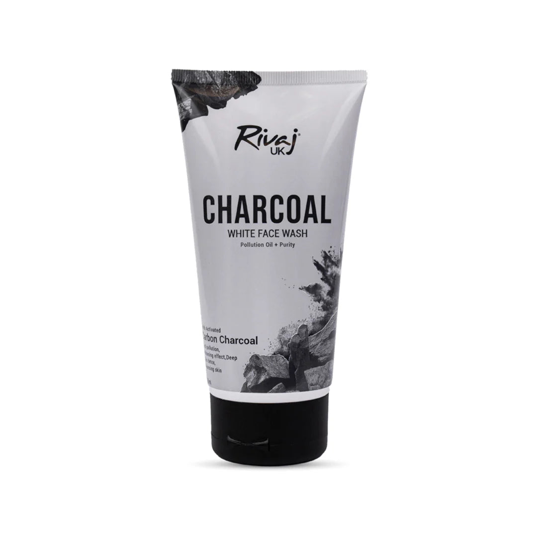 Rivaj Charcoal White Face Wash 100ml