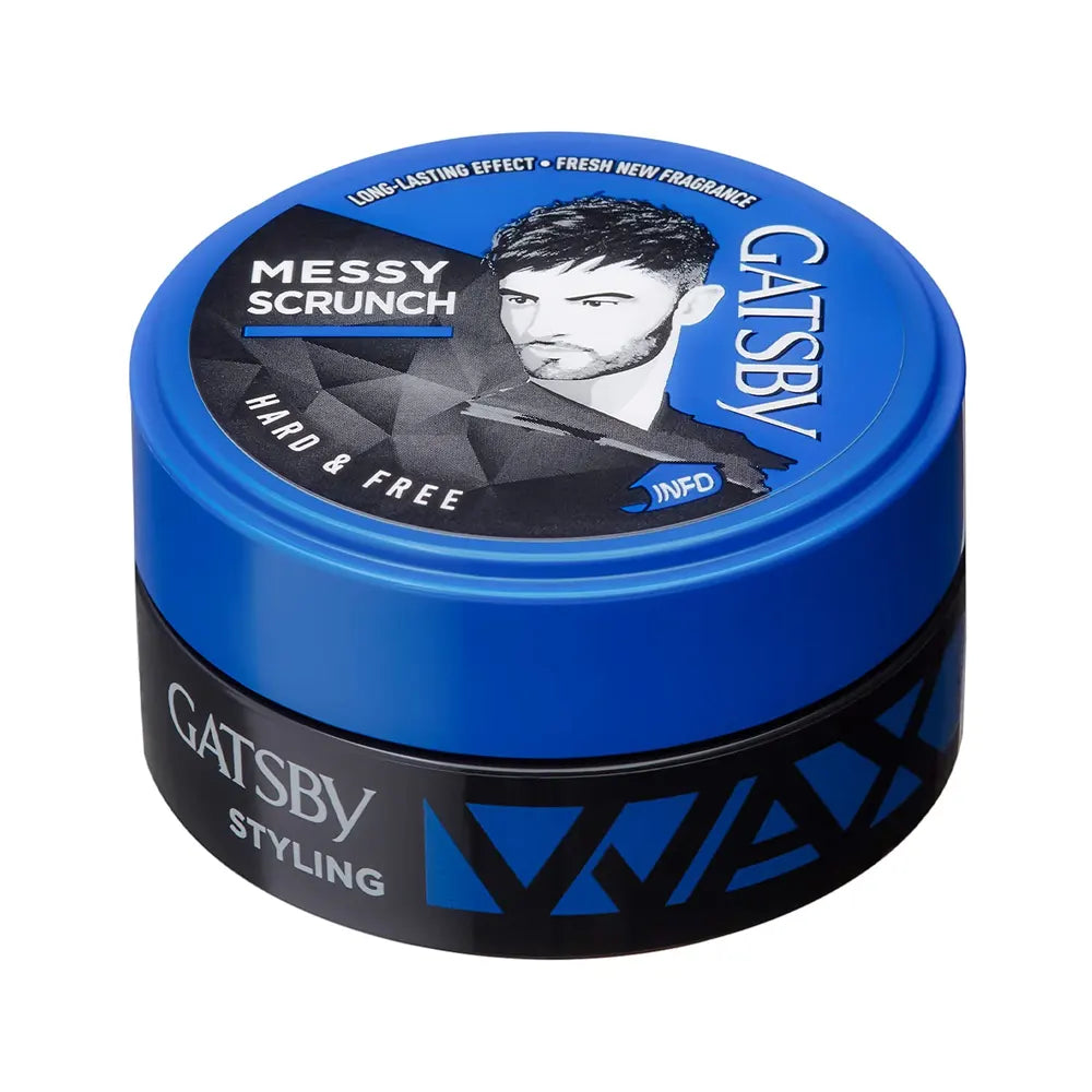 Gatsby Styling Messy Layer Hard & Free Wax 75G