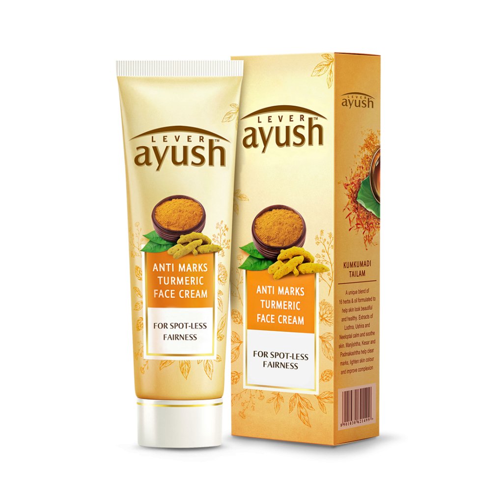 Ayush Turmeric Face Cream - 25g - ShopXonline