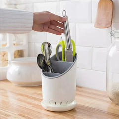 Cutlery Storage Holder Plastic Drainer