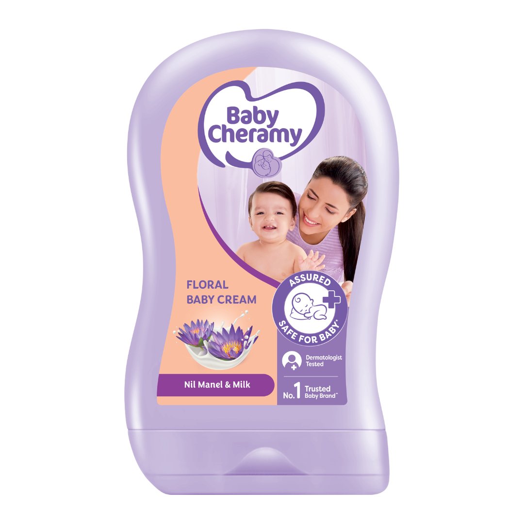 Baby Cheramy Nil Manel And Milk Floral Baby Cream - 100ml - ShopXonline