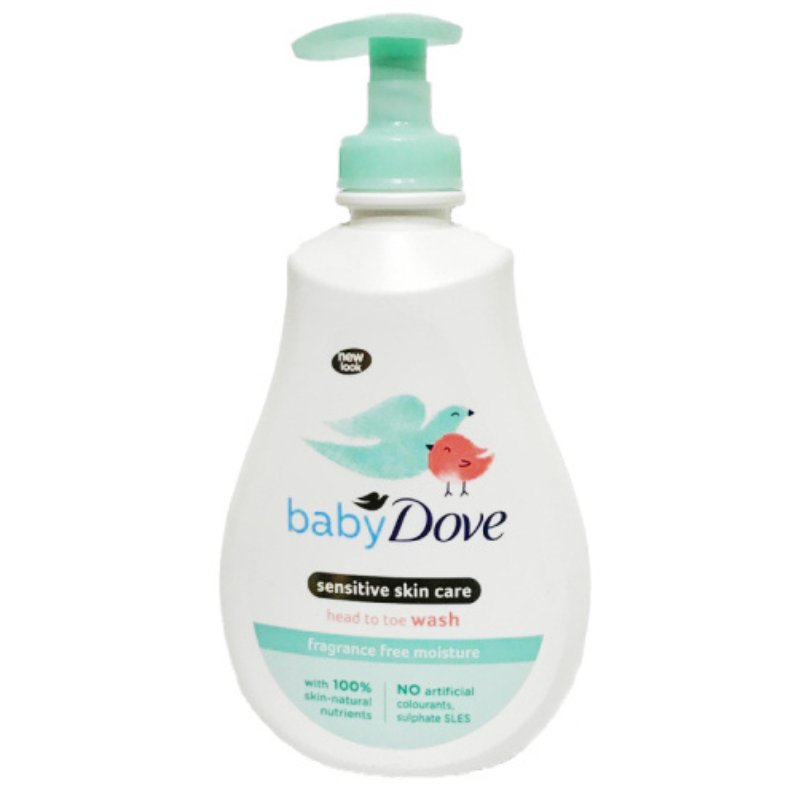 Baby Dove Head To Toe Wash Fragrance Free Moisture 400ml - ShopXonline