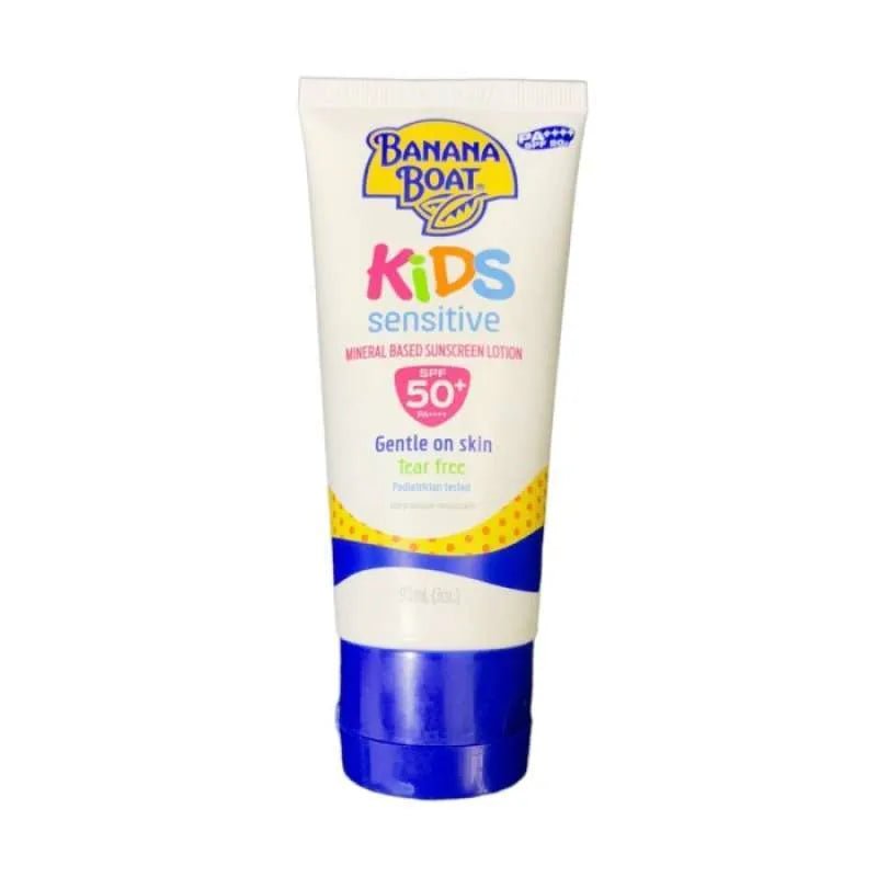 Banana Boat Kids Sensitive Mineral Based Sunscreen Lotion SPF 50+ - 90ml - ShopXonline