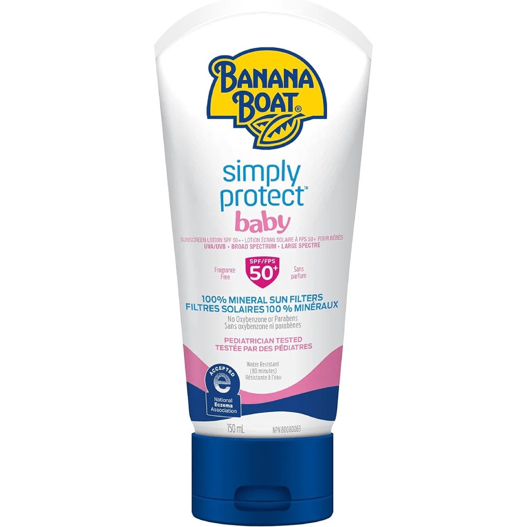 Banana Boat Simply Protect Baby SPF / FPS 50+ Sunscreen Lotion 150ml - ShopXonline