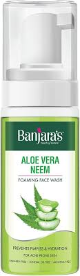 Banjaras Aloe Vera Neem Foaming Face Wash 150ml - ShopXonline