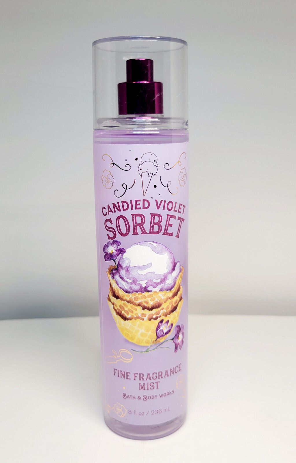 Bath & Body Candid Violet Sorbet Fine Fragrance - 236ml - ShopXonline