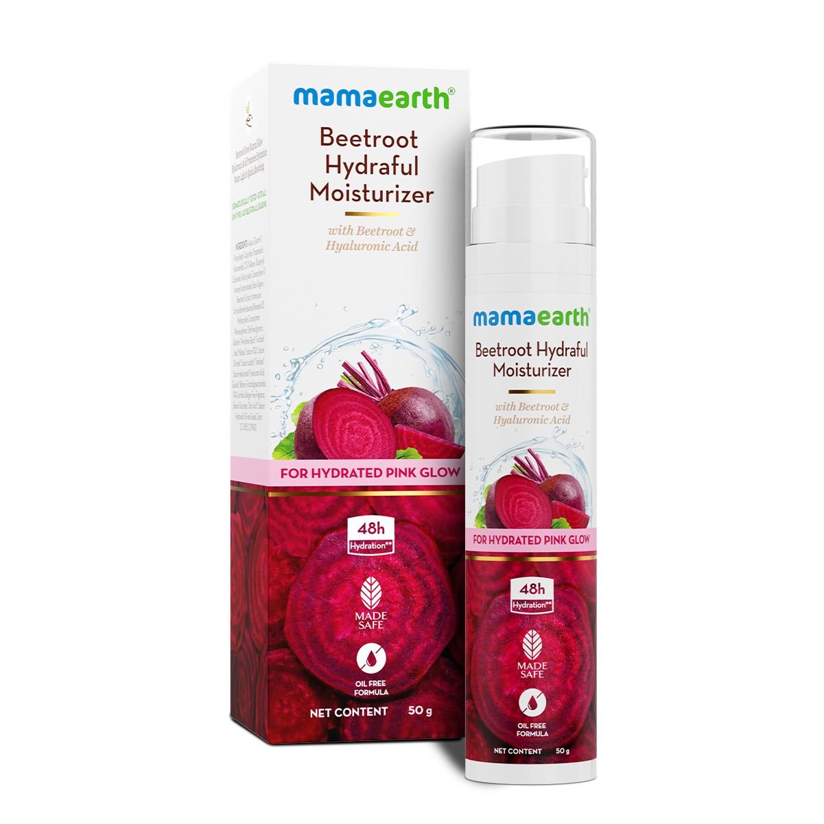Beetroot Hydraful Moisturizer With Beetroot & Hyaluronic Acid – 50 ml - ShopXonline