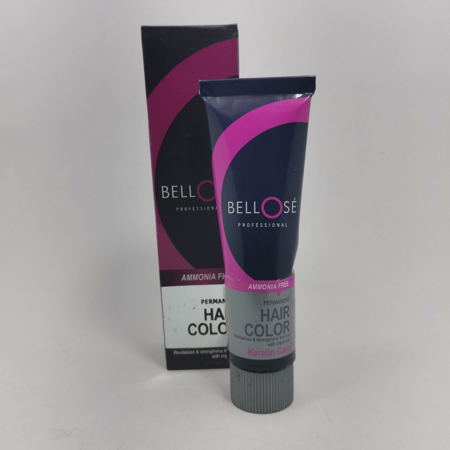 Bellose Ammonia Free Permanent Hair Color 2.0 Black - 60ml - ShopXonline