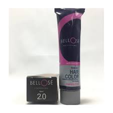 Bellose Ammonia Free Permanent Hair Color 2.0 Black 60ml - ShopXonline