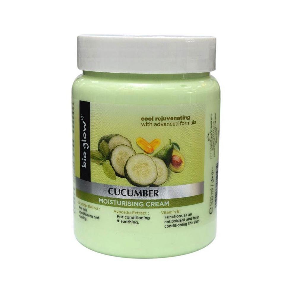 Bio Glow Cucumber Moisturising Cream - 500ml - ShopXonline