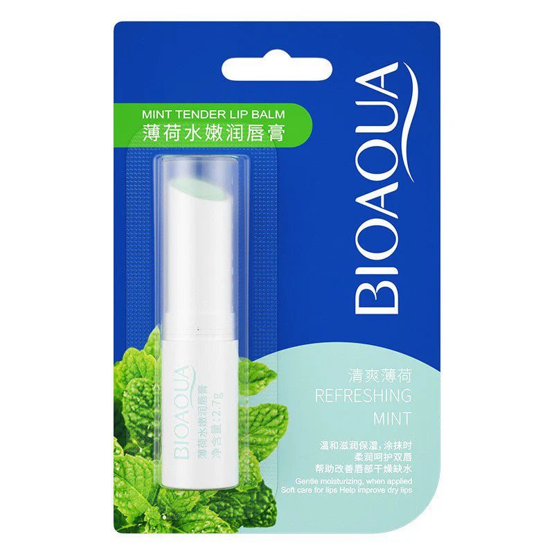 Bioaqua Moisturizing Mint Tender Lip Balm - 2.7g - ShopXonline