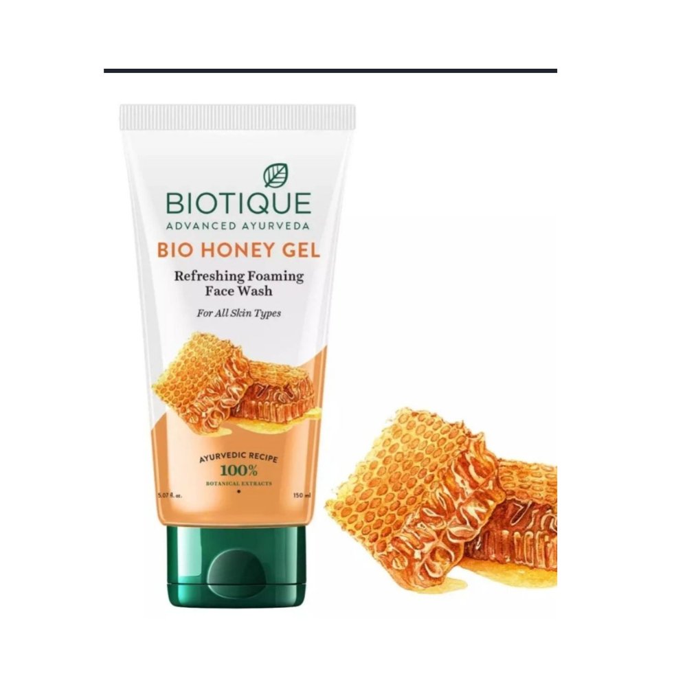Biotique Honey Gel Foaming Face Wash - 100ml - ShopXonline