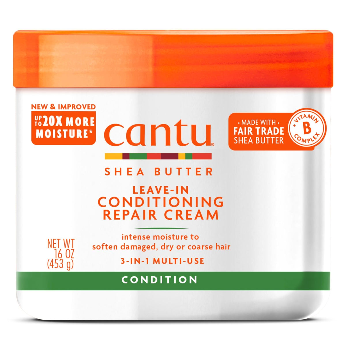 Cantu Shea Butter Leave - in Conditioning Repair Hair Cream 453g - ShopXonline