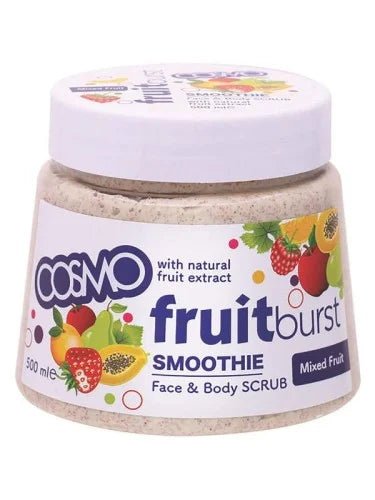 Cosmo Fruit burst Smoothie Mixed Fruit Face & Body Scrub 500ml - ShopXonline