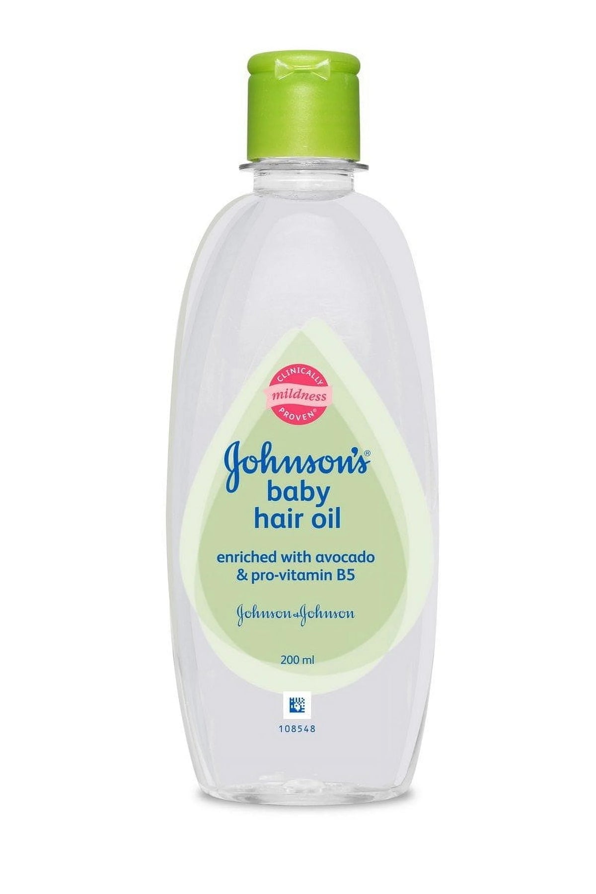 Johnson's Baby Hair Oil Enriched With Avocado & Pro-Vitamin B5 200ml