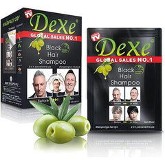 Dexe Black Hair Shampoo Packet - ShopXonline