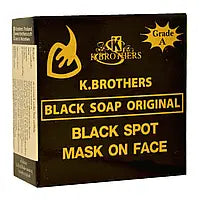 K Brothers USA Beauty Care Black Spot Mask On Face 50g Whitening Soap