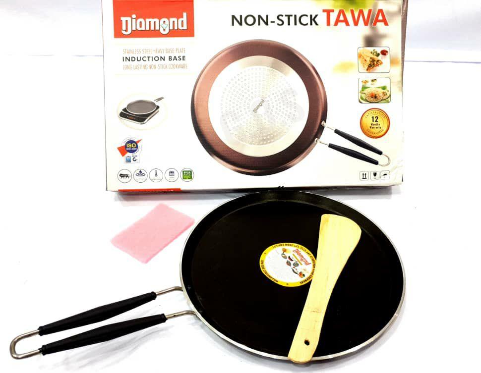 Diamond Induction Base Non - Stick Tawa - ShopXonline