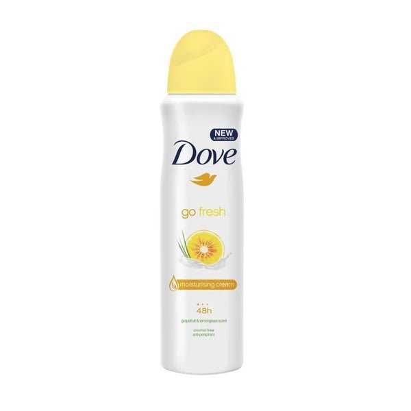 Dove Go Fresh Grapefruit & Lemongrass Antiperspirant Spray 150ml - ShopXonline