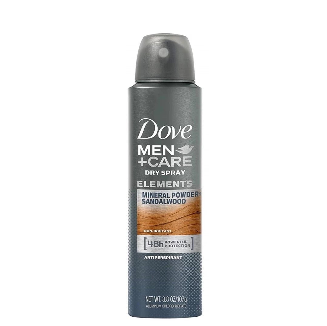 Dove Men+Care Mineral Powder Sandalwood Body Spray 250ml - ShopXonline