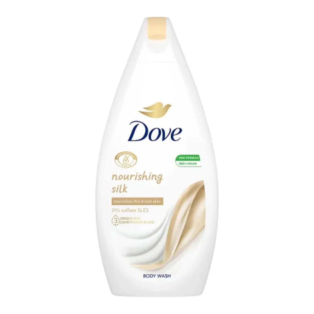 Dove Nourishing Silk Body Wash 500ml - ShopXonline