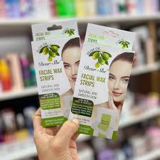 Dear She Facial Wax Strips Olive Oil 10stirps