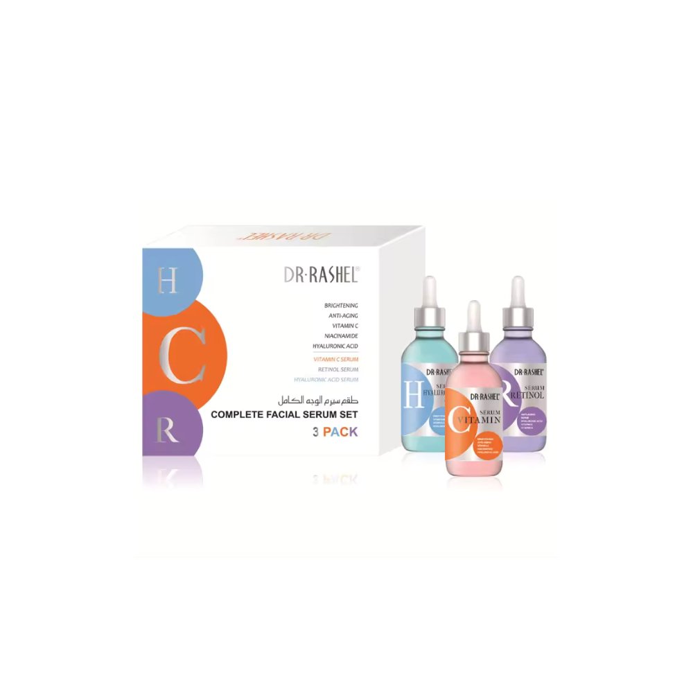 Dr Rashel 3 In 1 Complete Facial Serum Set - 90ml - ShopXonline