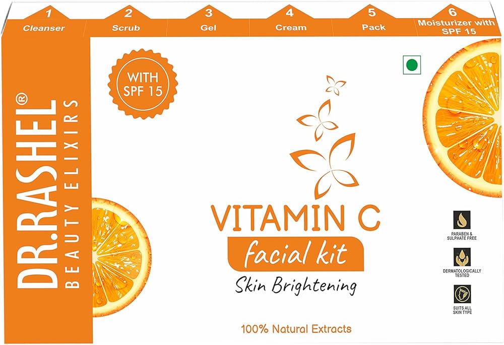 Dr. Rashel Vitamin C Facial Kit for Skin Brightening - ShopXonline