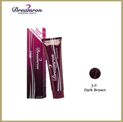 Dreamron Professional Hair Color 3.0 Dark Brown - 60ml - ShopXonline