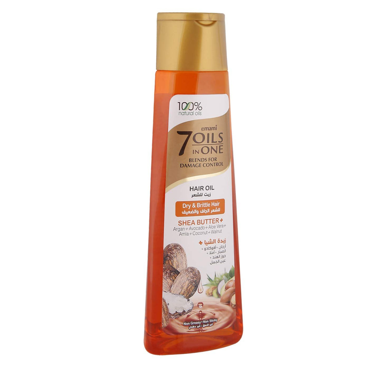 Emami 7 Oils In One With Shea Butter Dry & Brittle Hair Oil - 100ml - ShopXonline