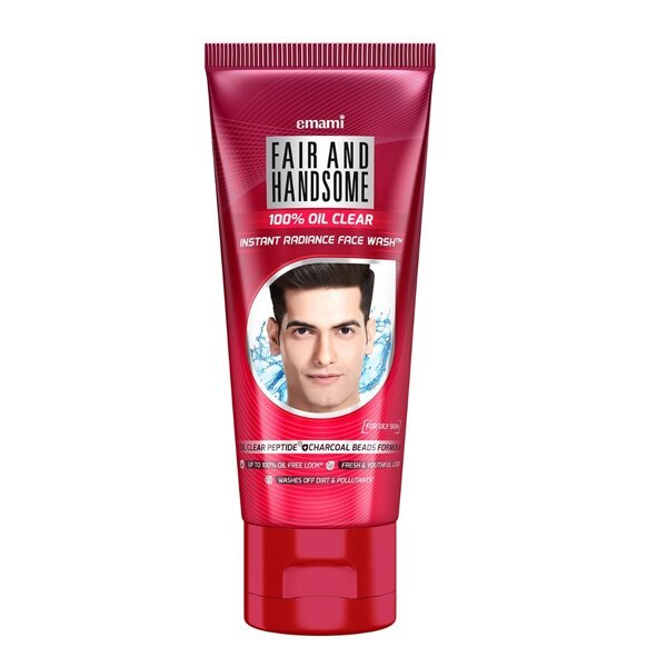 Emami Fair and Handsome 100% Oil Clear Instant Radiance Face Wash - 50g - ShopXonline