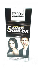 Evon 5 Minute Hair Color 1.0 Black 20ml - ShopXonline