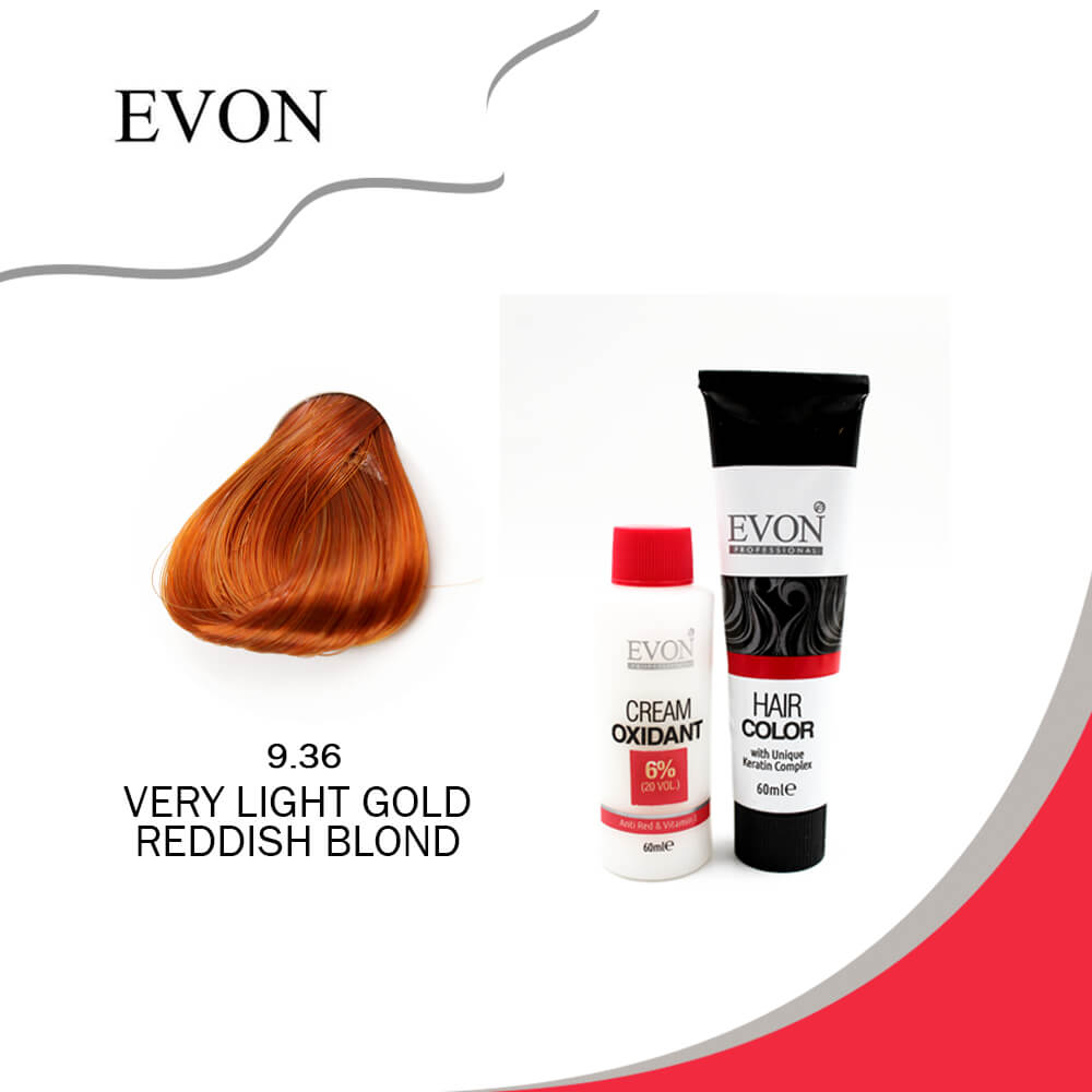 Evon Color Pack Reddish Gold 9.36 - 60ml - ShopXonline