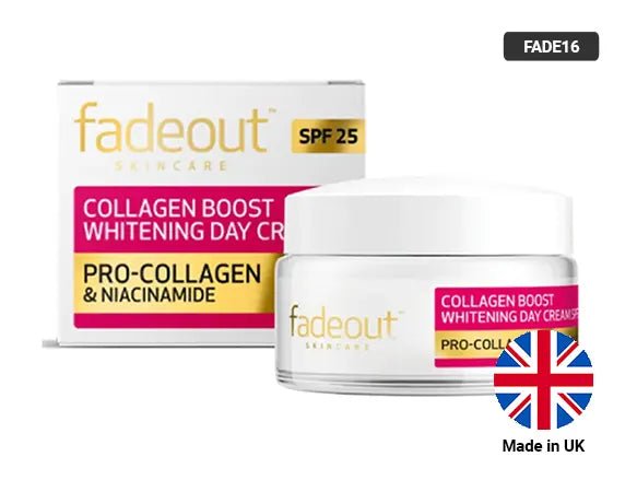 Fadeout Skincare Collagen Boost SPF25 Whitening Day Cream Pro - Collagen & Niacinamide 50ml - ShopXonline