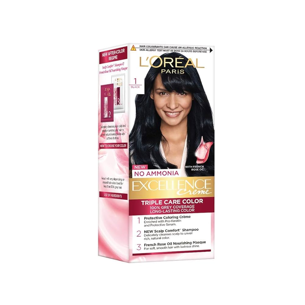 L'Oreal Paris 1 Black Excellence Creme Colour 20ml