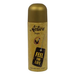 Feah Active Men Feel The Life Perfume Body Spray - 200ml - ShopXonline