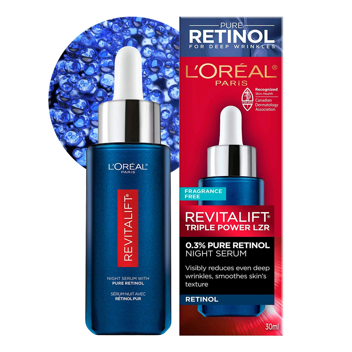 l'oréal paris revitalift Triple Power LZR Serum De Nuit 30ml