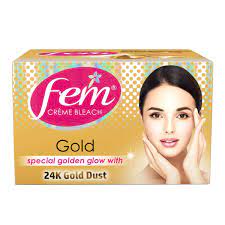 Fem Gold 24K Gold Dust Creme Bleach - 40g - ShopXonline