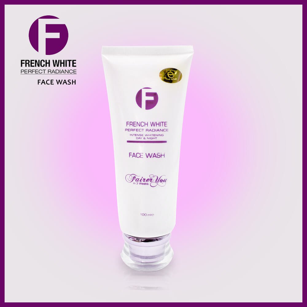 French White Perfect Radiance Intense Whitening Day And Night Face Wash - 100ml - ShopXonline