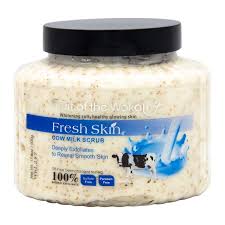 Fruit of the Wokali Fresh Skin Cow Milk Scrub 500g - ShopXonline