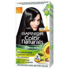 Garnier Hair Color Cream 1 Natural Black - 30g - ShopXonline