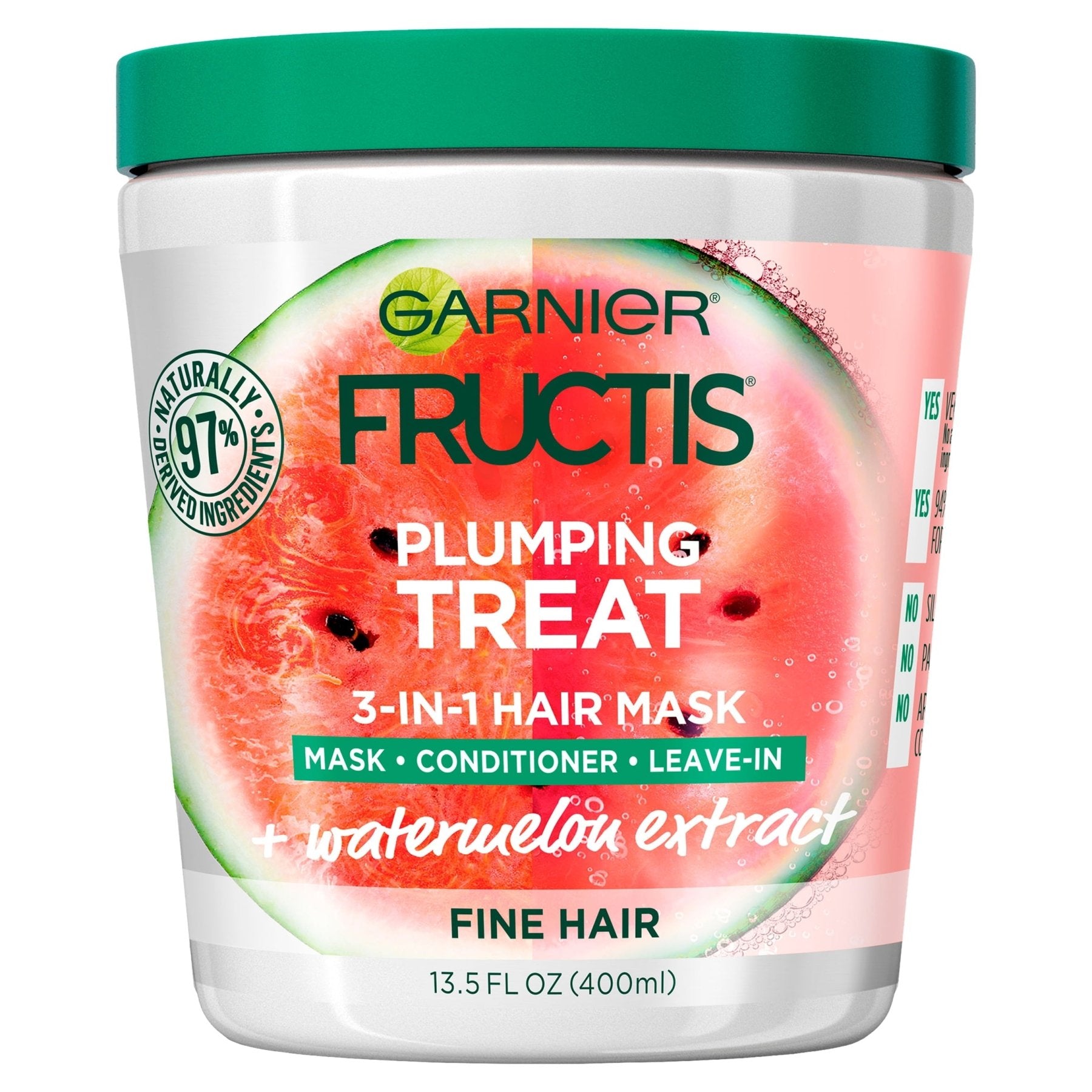 Garnier Plumping Treat Watermelon 3 in 1 Hair Mask - 400ml - ShopXonline