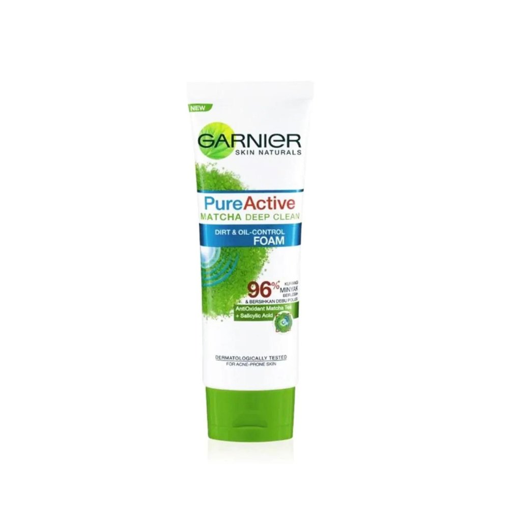 Garnier Pure Active Matcha Deep Clean Foam - 100ml - ShopXonline