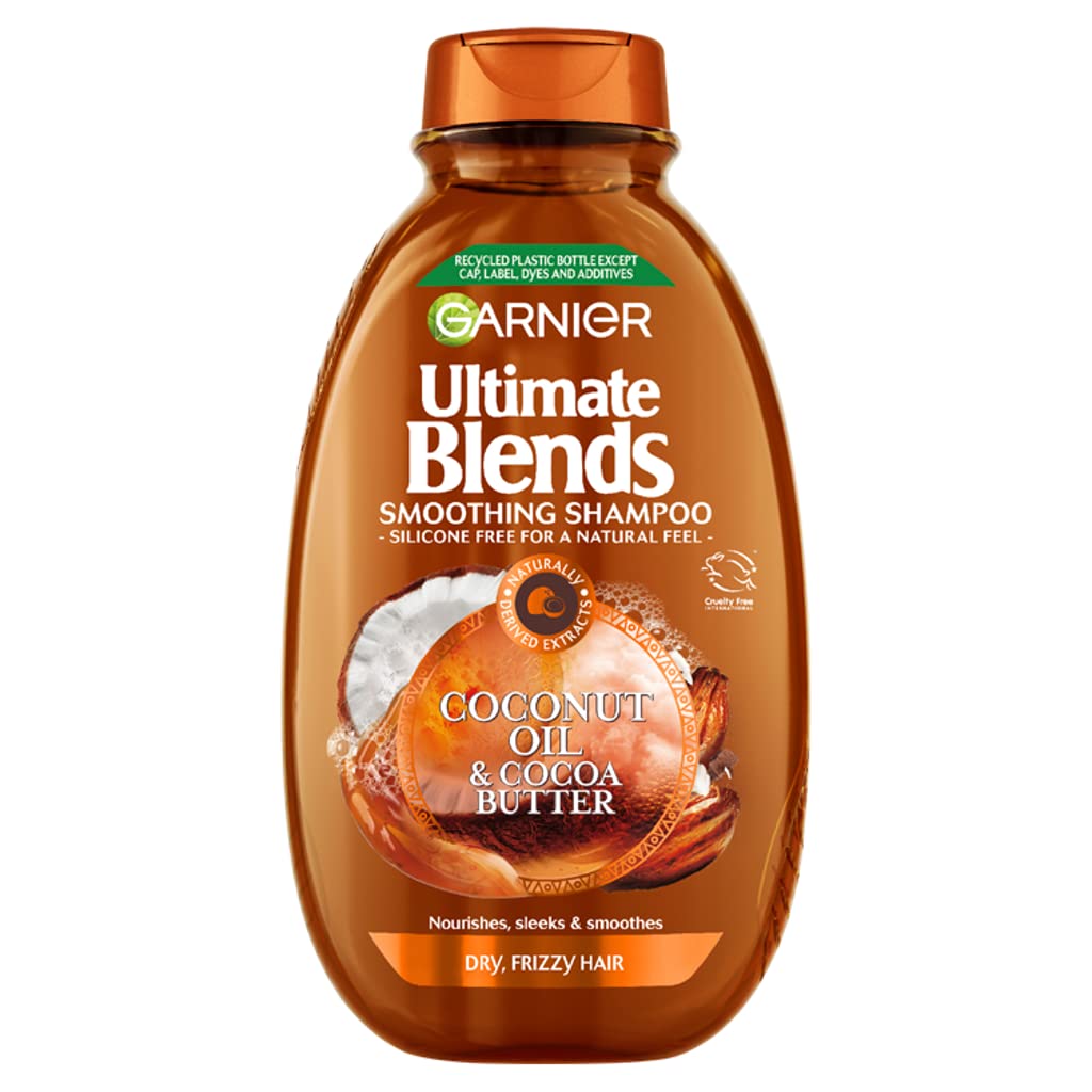 Garnier Ultimate Blends Coconut Oil & Cocoa Butter Shampoo - 400 ml - ShopXonline