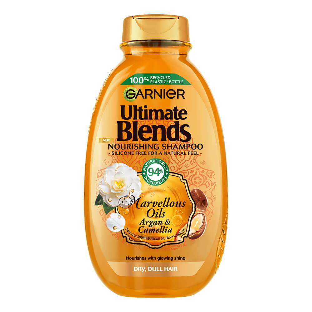 Garnier Ultimate Blends Marvellous Oils Argan & Camelia Shampoo - 400 ml - ShopXonline