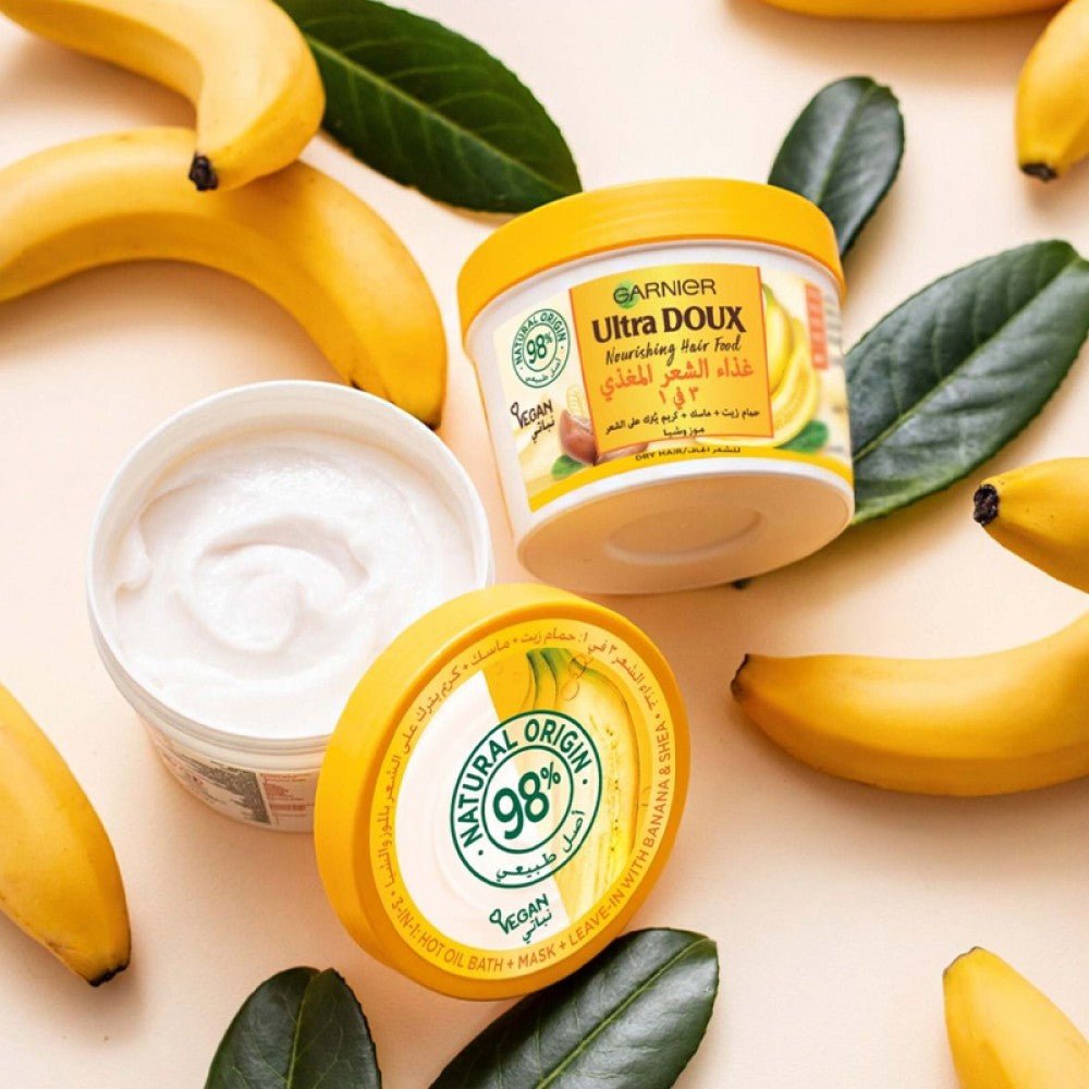 Garnier Ultra Doux Nourishing Banana Hair Food 390ml - ShopXonline