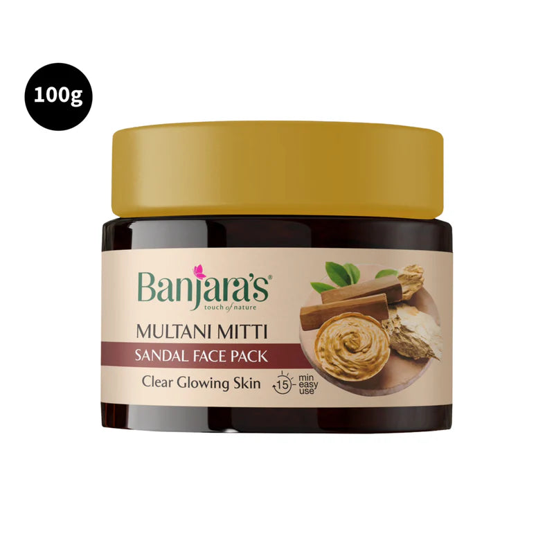 Banjaras Sandal Pack Multani Mitti 100gm