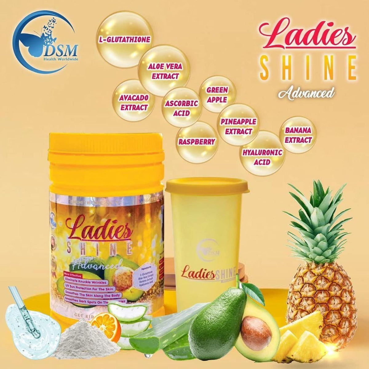 Ladies Shine Advanced Glutathione Supplement