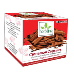 Herb Line Cinnamon Capsules - 60 Capsules - ShopXonline