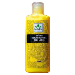 Herb Line Saffron Natural Fairness Body Lotion - 200ml - ShopXonline
